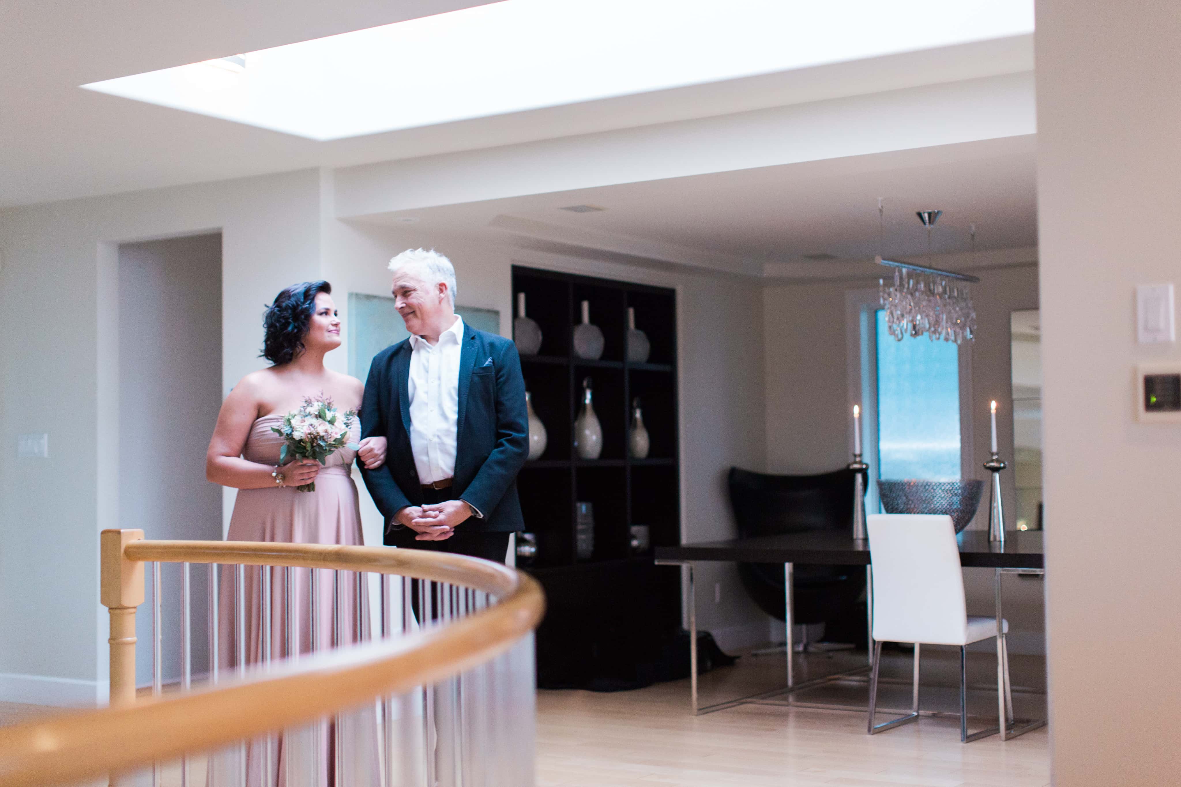 Pastor John & Ashley walk down the aisle